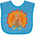 thumbnail image 3 of Inktastic Thanksgiving Turkey Boys or Girls Baby Bib, 3 of 4