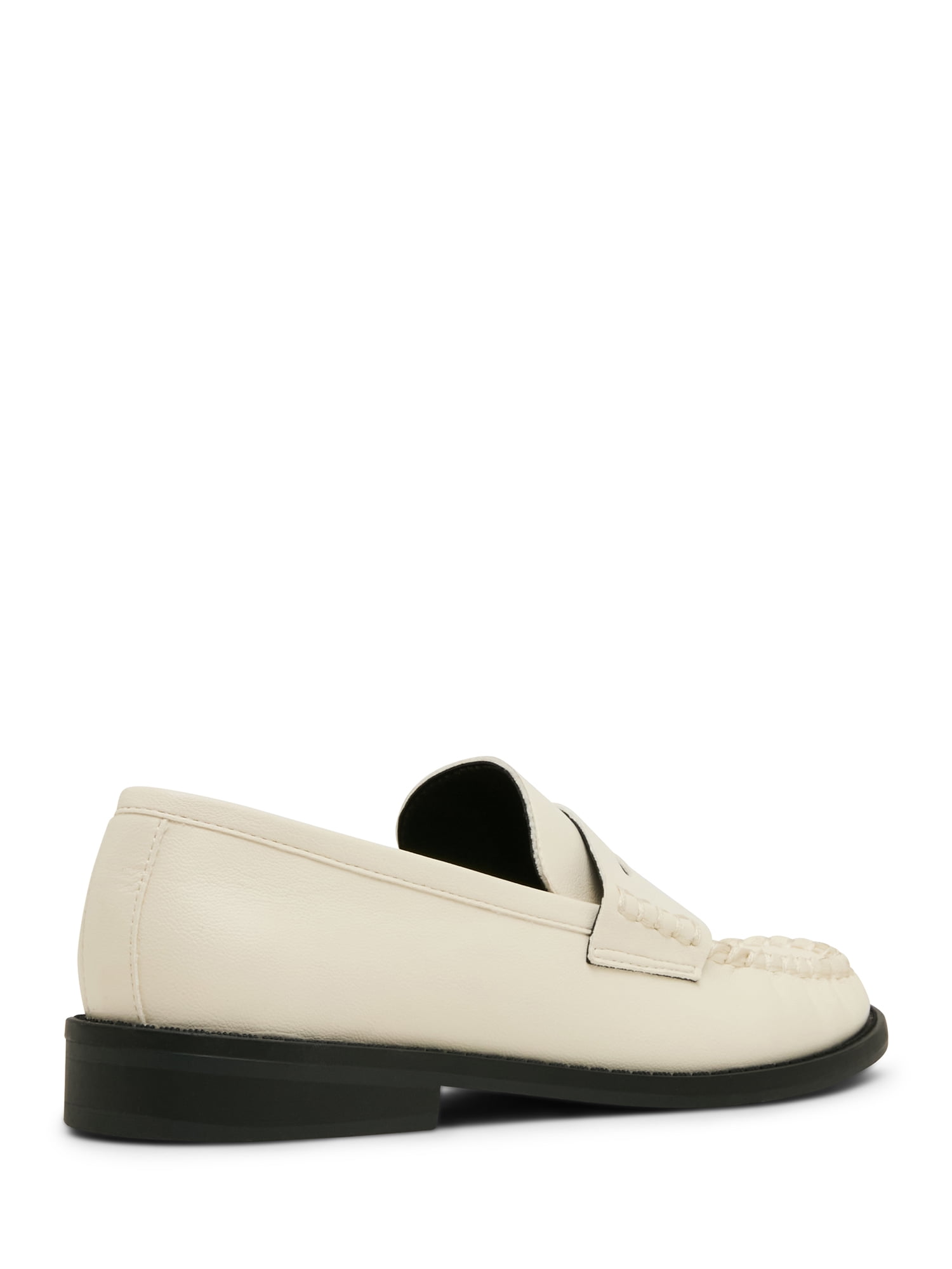 Madden Girl Women's Prep Slide On Loafer with Pleated Toe