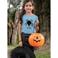 thumbnail image 2 of Cute Halloween Spooky Spider T-Shirt Toddler -Image by Shutterstock,  3 Toddler, 2 of 4