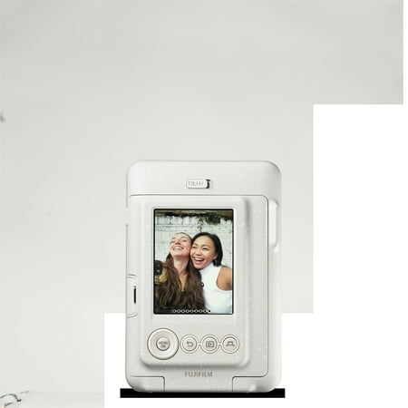 Fujifilm - INSTAX MINI LIPLAY Hybrid Instant Camera - Misty White