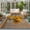 Yellow, Warm Bronze, variant on 4'x6' Area Rugs, Sunflower Indoor Outdoor Area Rug for Living Room Bedroom, Vintage Yellow Botanical Floral Summer Washable Bathroom Rugs Kitchen Floor Carpet Mats Home Decor Aesthetic