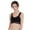 Black, variant on JGTDBPO Front Closure Bras For Women Plus Size Adjusted Comfortable Lace Bras Front Snap Bras Post Surgery Vest Breathable Gathering Front Opening Buckle Bra Wireless Minimizer Bra Everyday Bar