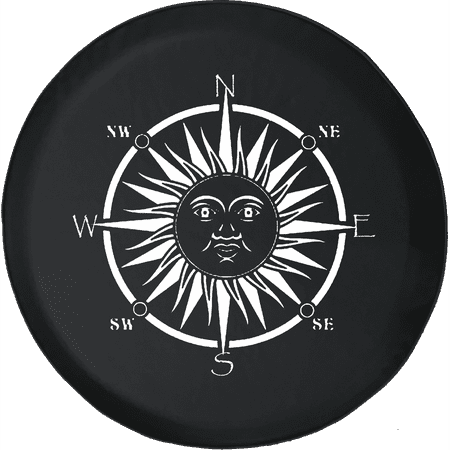 Sun Compass Celestrial North Spare Tire Cover fits Jeep RV 33 (Best Tires For Jeep Compass)