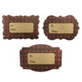 thumbnail image 2 of Red Plaid Kraft Gift Tag Stickers | 2″ x 3″ - 3 Designs | Qty 25, 2 of 3