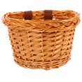 thumbnail image 1 of WRITWAA 1Pack Bike Basket Kids Front Wicker Light Brown Handmade Storage For Outdoor Use, 1 of 5