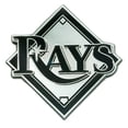 thumbnail image 1 of Fan 26731 Tapis Tampa Bay Rays Chrome MLB Emblème, 1 of 1