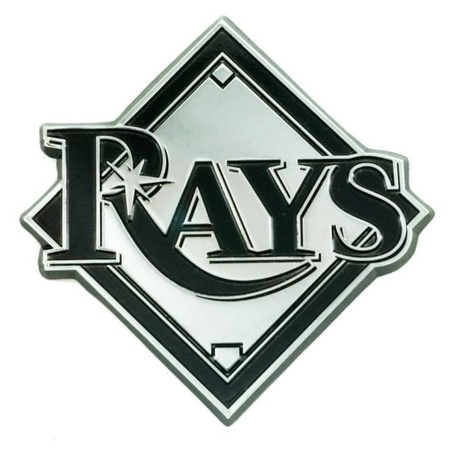 Fan 26731 Tapis Tampa Bay Rays Chrome MLB Emblème