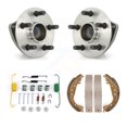thumbnail image 1 of Transit Auto Rear Drum Brake Shoe & Hardware and Wheel Hub Bearing Assembly Kit for Car 2000-2005 Toyota Celica Non-ABS - Left Right Side (Driver Passenger) K7D-100873, 1 of 11