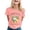 G202 Rose Gold, variant on Likimi Womens T Shirt Crew Neck Short Sleeve Fruit Print Relaxed Fit Summer Elegant Tee Pink4 Size L