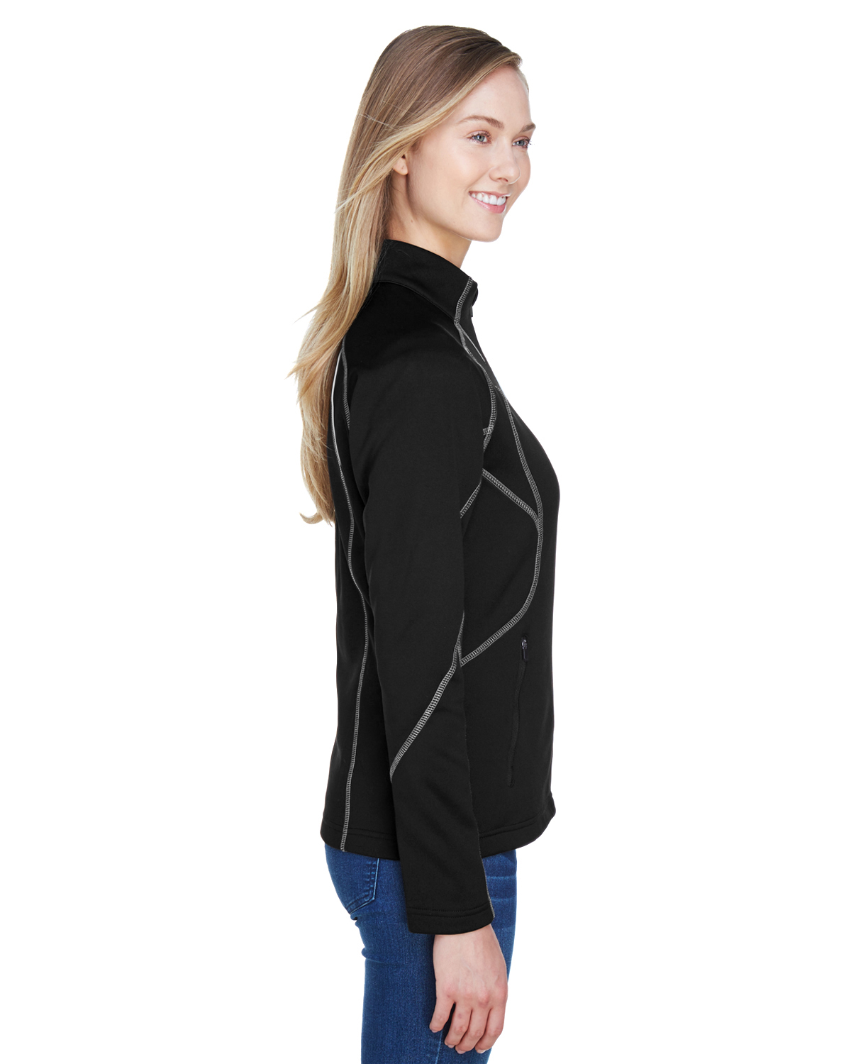 Ladies' Gravity Performance Fleece Jacket - BLACK - S - image 3 of 3