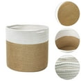 thumbnail image 6 of TABLZONE Woven Storage Basket Assorted Color Cotton Rope for Household Use 1Pc, 6 of 9