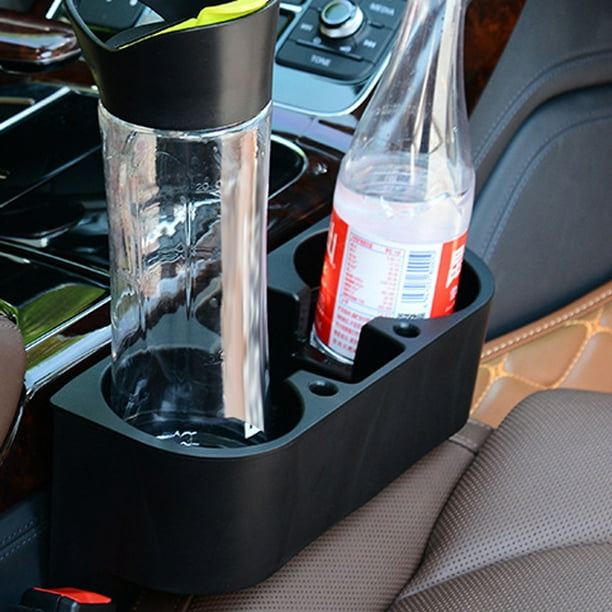 Double porte-gobelet universel pour siège de voiture, support de téléphone  portable, coin de bouteille d'eau, intérieur automatique, évaluation de