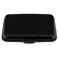 thumbnail image 1 of Como se ve en TV Aluma Wallet Impermeable de aluminio Tamaño compacto Ultra Slim (Negro) Telebrands AWBLKCD6, 1 of 4