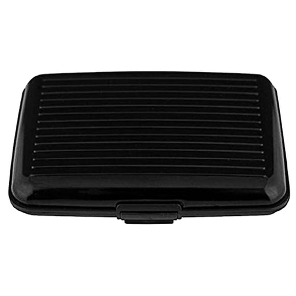Como se ve en TV Aluma Wallet Impermeable de aluminio Tamaño compacto Ultra Slim (Negro) Telebrands AWBLKCD6
