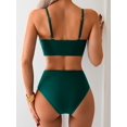 thumbnail image 5 of Sexy Bikini Two-piece Split Swimsuit Sexy Women'S Metal Accessories Solid Color Beach Vacation Swimsuit Women, 5 of 8