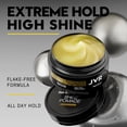 thumbnail image 5 of JVR Men's Strong Hold, High Shine, Easy to Wash Out Hair Pomade with Water Based, 2.86oz, 5 of 9