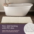 thumbnail image 4 of Lavish Home Memory Foam Shag Bath Mat (24x58), 1-Piece, 4 of 6