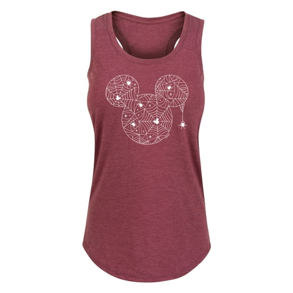 Mickey & Friends - Mickey Spider Logo - Women's Racerback Tank Top