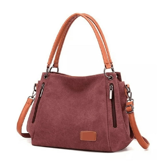 Bolso Multifuncional De Lona De Gran Capacidad Para Mujer
