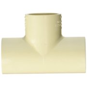 CPVC Tee, Schedule SDR-11, 1 Pipe Size, CTS Hub 4101-010