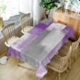 thumbnail image 5 of 60x84inches Purple and Grey Modern Table Cloth Abstract Art Painting Rectangle Tablecloth Spillproof Wipeable Lavender Fabric Table Cover for Kitchen Dining Room Wedding Buffet Party Supplies, 5 of 7