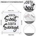 thumbnail image 2 of Teenager Room Hanging Decor Sweet Sign Girl Room Aesthetic Stuff Cute Room Minimalist Decor Bedroom Porch Aesthetic Decorations for Teen Girls Aesthetic, 11.8 x 13.8 Inches, 2 of 7
