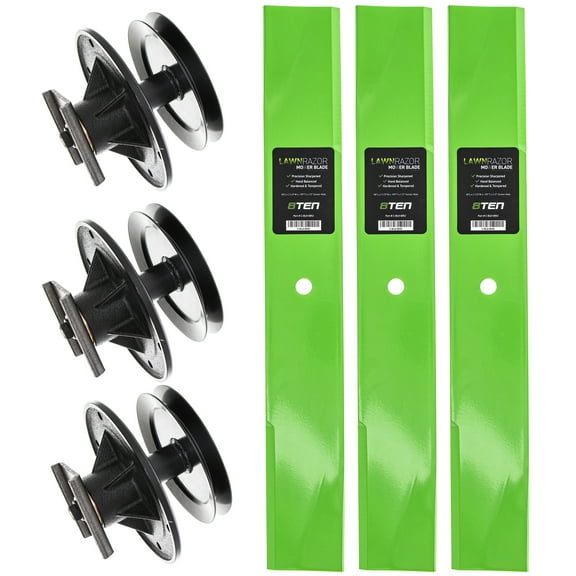 8TEN Spindle High Lift Blade Kit for Toro Z Master Z150 100-3976 MK1002175