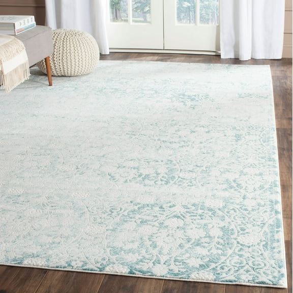 SAFAVIEH Passion Collection PAS403B Turquoise / Ivory Rug