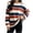 Red, variant on Tqcoqu Women's Striped Crew Neck Sweatshirt,Long Sleeve Drop Shoulder Loose Casual Pullover Top,2026 Trendy Clothes