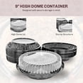 thumbnail image 5 of KitchenDance Combo Pack of 9-Inch Pie Pans With Carriers - High Dome Lid and Container - Baking Pan Perfect for Cooking - WJ43, 10 Count, 5 of 18
