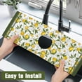 thumbnail image 2 of Kitchen Sink Splash Guard Faucet Mat 15" X 5.5" Lemon Farmhouse Absorbent Fast Drying Mat Faucet Draining Mat Sink Splash Guard Behind Faucet Drip Catcher for Kitchen Bathroom, 2 of 5