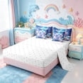thumbnail image 3 of Manfei Cartoon Axolotl Bed in a Bag King Size,Magic Animal Bed Set,Glitter Print Bedding King Size,Breathable Room Decorative Reversible,7 Pieces, 3 of 8