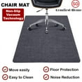 thumbnail image 1 of EASTIN Office Chair Mat 47.2”x35.4” Computer Gaming Rolling Chair Mat for Hardwood Floor Multi-Purpose Low-Pile Floor Protector, 1 of 1