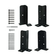 Verolina 4Pcs Adjustable Deck Post Anchor Base Brackets Fence Support