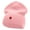 Pink, variant on Mini Rose Logo Embroidered Short Beanie - Royal OSFM