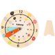 thumbnail image 1 of Reloj de madera Mizh, juguete educativo para niños, reloj de madera para aprender la hora, juguete para niños, 1 of 5
