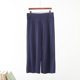 thumbnail image 5 of WILLBEST Pantalones Casuales para Mujer, Cómodos, Sueltos, de Cintura Alta, Anchos, Rectos y Recortados para Uso Diario En Verano. Extra Chica, 5 of 5