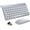 Silver, variant on Wireless Full Size Keyboard and Mouse Set, 2.4G USB, UK Layout
