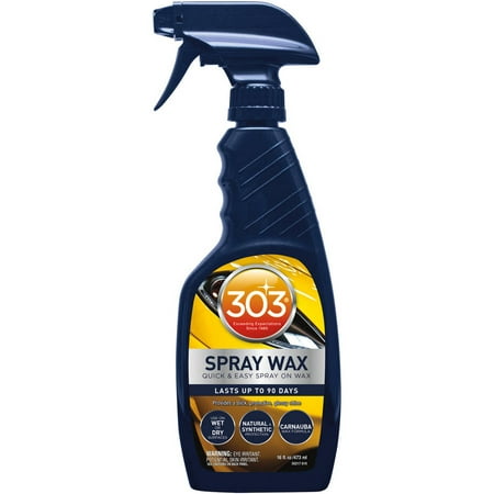 303 (30217) Automotive Quick Spray Wax with Carnauba, 16 fl (Best Quick Spray Car Wax)