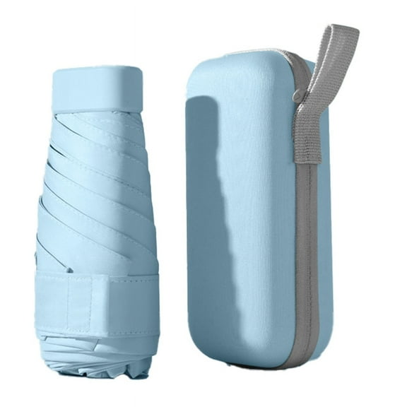 Compact Capsule Umbrella-Dual-Use for Sunny and Rainy Weather, , Portable, Sun Protection, Ideal for Travel C