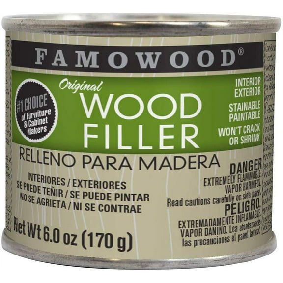 FamoWood 36141106 Original Wood Filler - 1/4 Pint, Birch