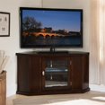 thumbnail image 2 of Leick Furniture Riley Holliday 46" Solid Wood Corner TV Stand in Espresso, 2 of 5