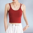 thumbnail image 2 of Bovemsi Camisole Tops for Women Comfortable Backless Cotton High Elasticity Undershirt Suspender Vest With In Bra Suitable Outer Wear Basic Tanks, 2 of 8