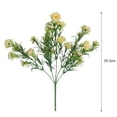 thumbnail image 6 of D GROEE 3PCS Fake Flowers Small Wild Flower Faux Plastic Flowers for Home Wedding Kitchen Garden Table Centerpieces Indoor Outdoor Decor, 6 of 7
