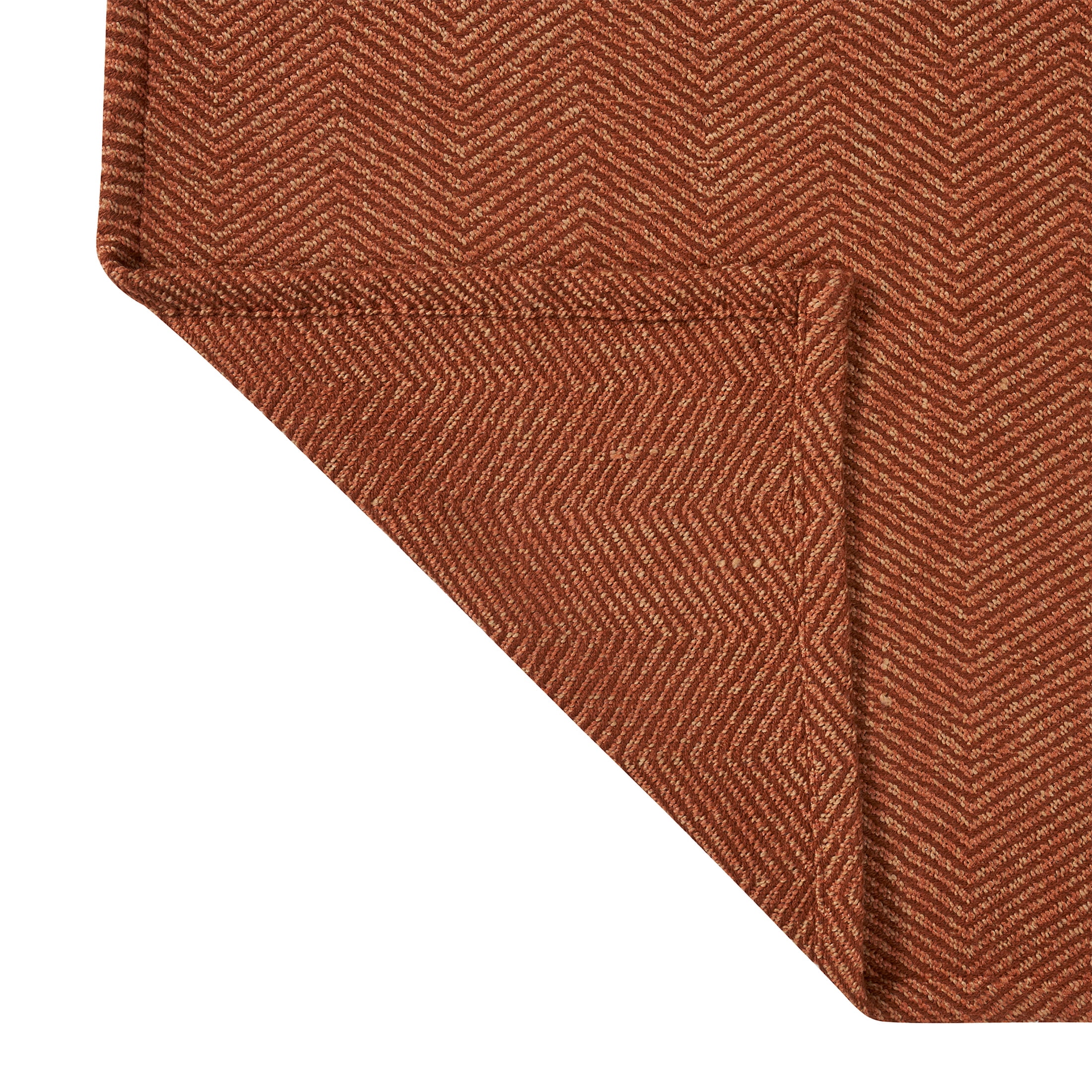 Beautiful Rust Woven Herringbone Throw by Drew Barrymore, 50" x 60"
