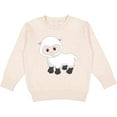 thumbnail image 2 of Inktastic Cute White Lamb Toddler Sweatshirt, 2 of 4