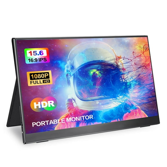 HOWENS Portable Monitor 15.6 Inch, FHD 1080P IPS Laptop Screen  for Laptop/PC/Xbox/PS5/4