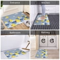 thumbnail image 5 of Goofa 16"x24" Inches ducklings swim on the sea waves Pattern Doormats for Outdoor Entrance - Non-Slip Welcome Mat, Heavy Duty Door Mats Outdoor, Spring Doormat, 5 of 7