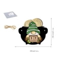 thumbnail image 3 of Ganfancp Decoraciones para Puertas Del Día de San Patricio Decoración para Puertas Del Día de San Patricio Gnomo Anciano Monedascolgaduras de Placas de Madera para Puertas de Entrada y Paredes Oferta, 3 of 7