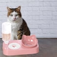 thumbnail image 6 of yotijay Pet Bowl Dog Cat Food Water Bowl Pet Dishes, Pet Feeder Pet Feeding Bowl Pet Food Feeder for Cats or Small Dogs - Bowls Double Pink, 6 of 9